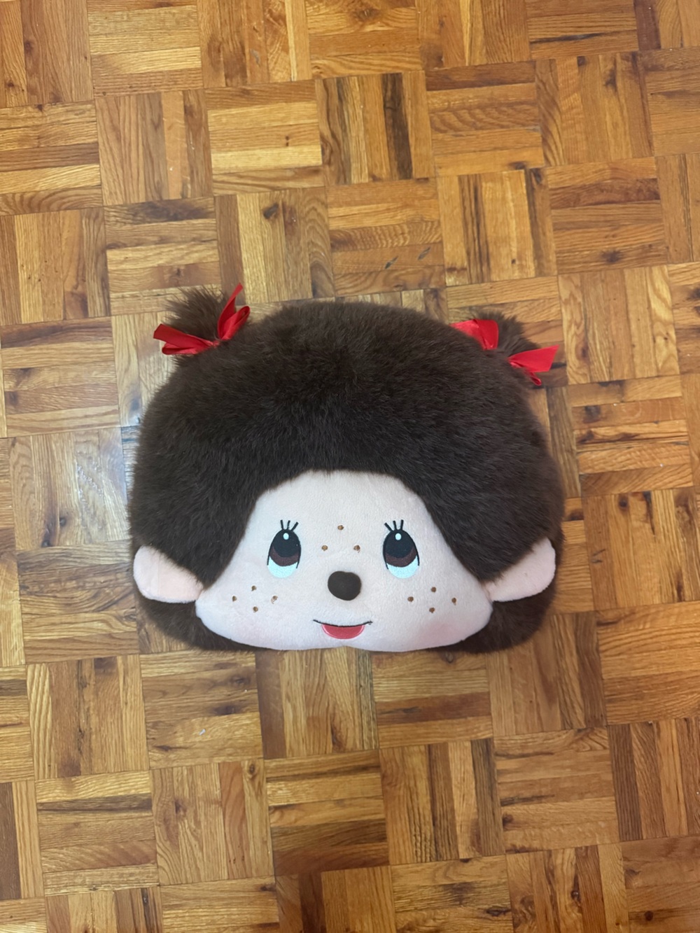 Monchhichi Plush Cushion (Girl)